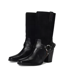 フライ レディース シューズ ブーツ・レインブーツ Frye Shiloharness Belted Black ブラックのサムネイル