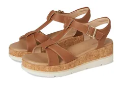 ドクター・ショール レディース シューズ ヒール Dr Scholls Once Again Honey Brown Faux Leather ブラウンのサムネイル