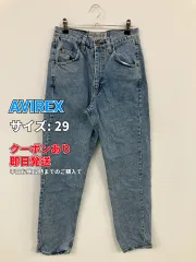 AVIREX アヴィレックス デニムパンツ 29 ブルー フルレングス 無地 スタンダード テーパード レギュラー ヴィンテージ メンズのサムネイル