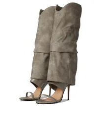 スティーブ マデン レディース シューズ ヒール Steve Madden Ravine Grey Distressed グレーのサムネイル