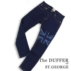 The DUFFER of ST.GEORGE ダファー ユニオンジャック★ ストレッチ スキニー デニム パンツ ジーンズ 日本製 Sz.30 メンズのサムネイル