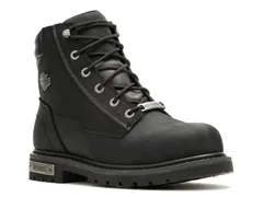ハーレーダビッドソン メンズ シューズ ブーツ・レインブーツ Tシャツ ブーツ HarleyDavidson Vinter Steel Toe Work Boot Black ブラックのサムネイル