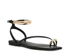 スティーブ マデン レディース シューズ サンダル Steve Madden Odyssey Sandal Black Leather ブラックのサムネイル
