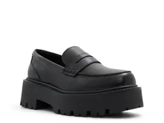 アルド レディース シューズ スリッポン・ローファー プラットフォーム ローファー Aldo Cadaycia Platform Penny Loafer Black ブラックのサムネイル
