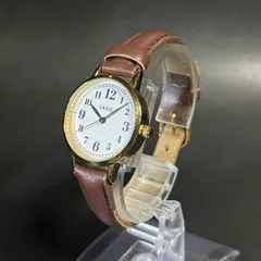 【稼働品】 J-AXIS ジェイアクシス 腕時計 ゴールド レディース AL1352-BR 電池交換済み 動作確認済みのサムネイル