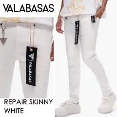 【26SS】【 本国現地価格 】VALABASAS REPAIR SKINNY ストレッチスキニー【WHITE 】【ホワイト】 【白】 【前ブランドロゴ吊り下げタグ】【後ブランドロゴ布タグ】のサムネイル