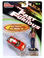 The Fast and the Furious 1993 Mazda RX-7 Mia Torento　ワイルドスピード　1993年型マツダRX-7　ミア・トレットのフィギュア付のサムネイル