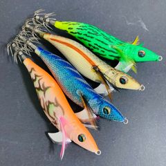 アオラ 3.5号 4号 廃盤 エギ エギセット AORA DUEL YO-ZURI Egi Squid