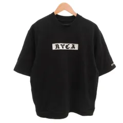 ルーカ RVCA OE BOX CREW スウェットシャツ トレーナー ロゴ刺繍 半袖 S 黒 ブラック BB041-005 /JSのサムネイル