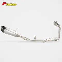 カワサキ ZX-4R 2023-2025用 ステンレス製フロントミッドエキゾーストパイプのサムネイル