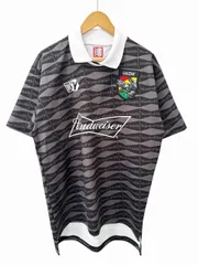 ウェイステッドユース Wasted youth × Budweiser バドワイザー SOCCER GAME SHIRT ロゴ サッカー ゲーム 半袖シャツ グレー ブラック ブランド古着ベクトル 中古260406のサムネイル