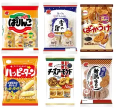 お菓子 詰め合わせ 個包装 6種 食べ比べセット おせんべい 米菓 アソート 送料無料のサムネイル