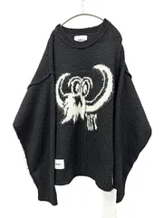 ダブルタップス WTAPS 25AW CREW NECK BVO SWEATER WOPL クルーネック ニット セーター 252MADT-KNM02 04 黒ブラック ブランド古着ベクトル 中古260609のサムネイル