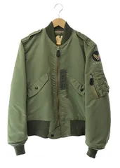 バズリクソンズ BUZZ RICKSON’S L-2B TOPS APPAREL MFG. CO. INC. 実名復刻 ナイロン フライト ジャケット ブルゾン BR11132 S SAGE GREEN グリーン ブランド古着ベクトル 中古●■260104のサムネイル