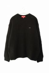 極美品 Supreme スモールボックスロゴ ワッフルセーター M 野村訓市着