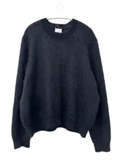 サンローラン パリ SAINT LAURENT PARIS 25AW ルーズフィット ブラッシュド モヘヤ ニット セーター 820148 Y76ZL XXL 黒ブラック ブランド古着ベクトル 中古260530のサムネイル