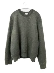 サンローラン パリ SAINT LAURENT PARIS 25AW ルーズフィット ブラッシュド モヘヤ ニット セーター 820148 Y76ZL XL カーキ ブランド古着ベクトル 中古260530のサムネイル