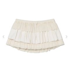 GLOWNY GIRLFRIEND LACE RUFFLE MINI SKIRT - メルカリ