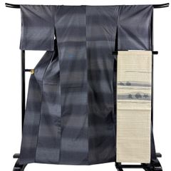 美品】 振袖 身丈161cm 裄丈69cm L 袷 袋帯フルセット 鈴乃屋 桜 熨斗