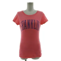 フランクリン&マーシャル FRANKLIN&MARSHALL Ｔシャツ ロゴプリント 半袖 イタリア製 コットン ピンク Sのサムネイル