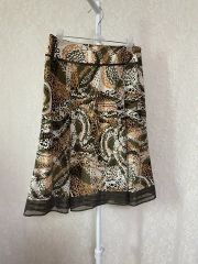 Just Cavalli ミニスカート フレア 花柄 レオパード 40 - メルカリ