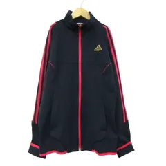 アディダス ジャージ ジャケット アウター スポーツウエア メンズ OTサイズ ネイビー×ピンク adidas 【中古】のサムネイル