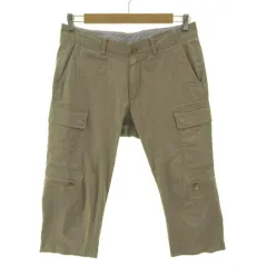 タケオキクチ TAKEO KIKUCHI クロップドカーゴパンツ AB931-78354JD ストレッチ コットン混 ベージュ 3のサムネイル