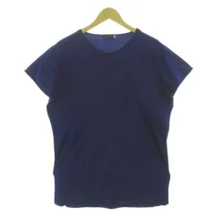 エヴェックス バイ クリツィア EVEX by KRIZIA シルキードライフリルスリーブトップス U5P39-384-25 チュニック丈 ネイビー系 ブルーネイビー 42のサムネイル