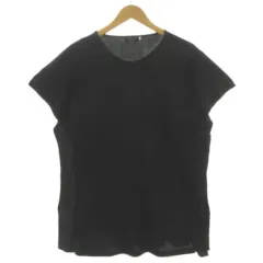 エヴェックス バイ クリツィア EVEX by KRIZIA シルキードライフリルスリーブトップス U5P39-384-25 チュニック丈 ブラック 黒 42のサムネイル
