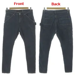 B&Y ユナイテッドアローズ BEAUTY&YOUTH テーパードペインターデニムパンツ 1214-173-5223 コットン インディゴ ブルー Mのサムネイル