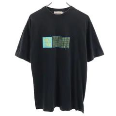 Enrico Coveri エンリココベリ 半袖 Tシャツ M 黒 クルーネック メンズ 古着のサムネイル