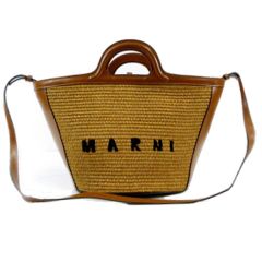 MARNI 】マルニ かごバッグ ロープハンドル ラフィア - メルカリ