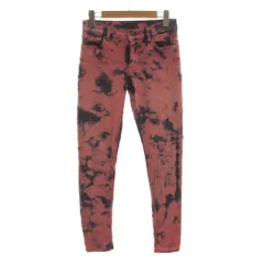 チープマンデー CHEAP MONDAY ジーンズ デニム スキニー ブリーチ加工 ストレッチ コットン混 ピンク ネイビー系 ネイビーパープル 24のサムネイル
