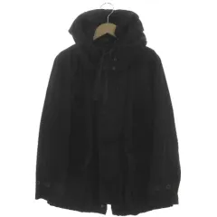 ズッカ zucca ジャケット スタンドカラー フード ミリタリー ジップアップ 日本製 コットン ブラック 黒 Lのサムネイル