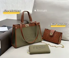 限界 美品 FENDI フェンディ トートバッグ ショルダーバッグ   財布  3点セットのサムネイル