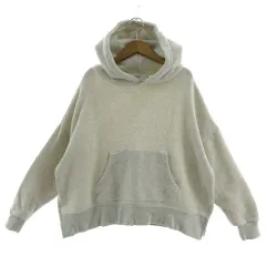 アズールバイマウジー AZUL by moussy SIDE SLIT LAZY HOODIE 250CAM80-147H パーカー スウェット ボックスシルエット プルオーバー サイドスリット コットン T.GRY Sのサムネイル
