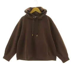 グリーンレーベルリラクシング ユナイテッドアローズ green label relaxing FFCダンボールフードAライン パーカー 3612-225-1917 長袖 プルオーバー 日本製 ブラウン 茶のサムネイル