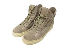 ジュゼッペザノッティデザイン GIUSEPPE ZANOTTI DESIGN ミドルカット スニーカー ジップ 41 グレー系 シューズ 靴 イタリア製 のサムネイル