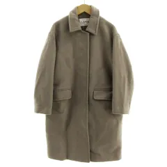 ジャーナルスタンダード レリューム JOURNAL STANDARD relume LANA コート EXTRA QUALITY WOOL 起毛 ステンカラー オーバーサイズシルエット ウール混 グレー系 グレージュ 36のサムネイル