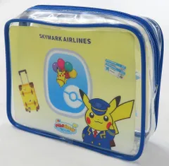 【中古】バッグ ピカチュウジェットBC2 ミニポーチ 「ポケットモンスター×スカイマーク そらとぶピカチュウプロジェクト」のサムネイル