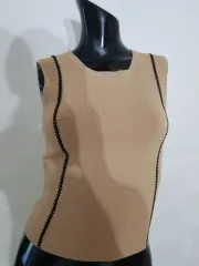 サンドロ クロップド ストレッチ ニット 1サイズのサムネイル