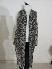 オールセインツ プリント オープンタイプ ジャケット ロング丈のサムネイル