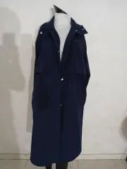 (未使用級) 新作 LACOSTE ルーズ WHO フード ロングジャケットのサムネイル