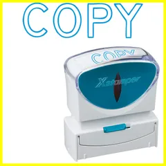 【新品・未使用】スタンプ ビジネス用 キャップレス シャチハタ B型 藍 COPY X2-B-10063のサムネイル