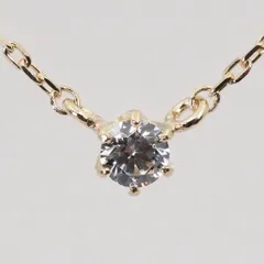 フィービィー K10 ネックレス ジルコニア ペンダント/25-3165のサムネイル