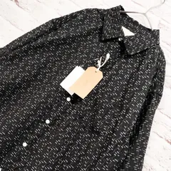 【未使用品タグ付き】CORISCO 総柄 シアサッカー 長袖シャツのサムネイル