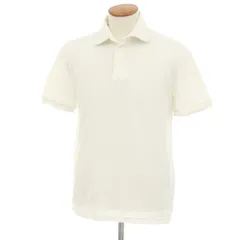 【中古】フェデーリ FEDELI コットン 半袖ポロシャツ ホワイト【サイズ48】【メンズ】のサムネイル