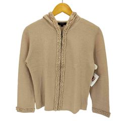 サンシー SUNSEA 12AW カシミヤ混 バイカラー フィッシャーマン ニット
