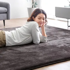 フランネル生地 200×300cm厚手 ホットカーペット対応 滑り止め 4畳 ラグマット カーペット ラグ 北欧 おしゃれ タンスのゲン 65010004(71452)のサムネイル