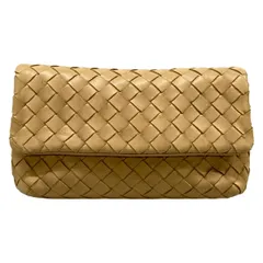 BOTTEGA VENETA(ボッテガヴェネタ) ポーチ イントレチャート 169868 ベージュ レザーのサムネイル